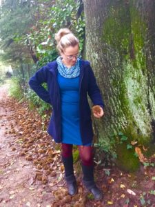 Kleidermarie in Kleid Serail petrol - super bequem!