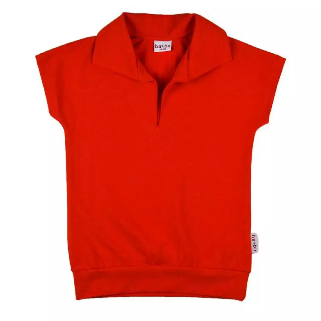 Polo shirt red von Baba Babywear bei Kleidermarie.de