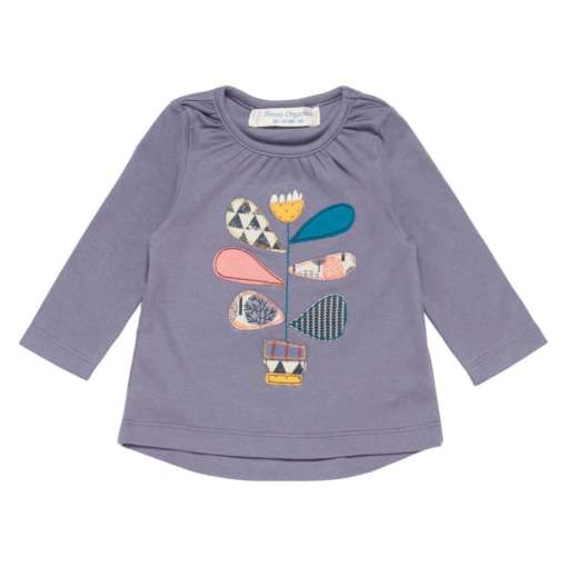 Sense Organics Mädchenkleid Lilja swans GOTS bei Kleidermarie.de