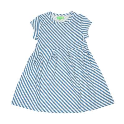 Mädchenkleid Hanna diagonal stripes