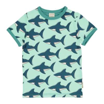 Maxomorra Kurzarm T-Shirt shark (1)