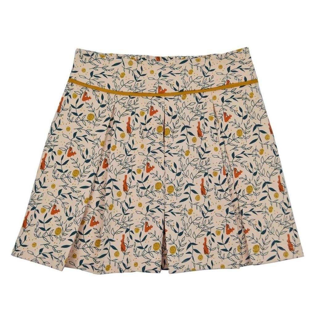 Baba Babywear Faltenrock Eichhörnchen Hase Bio Baumwolle