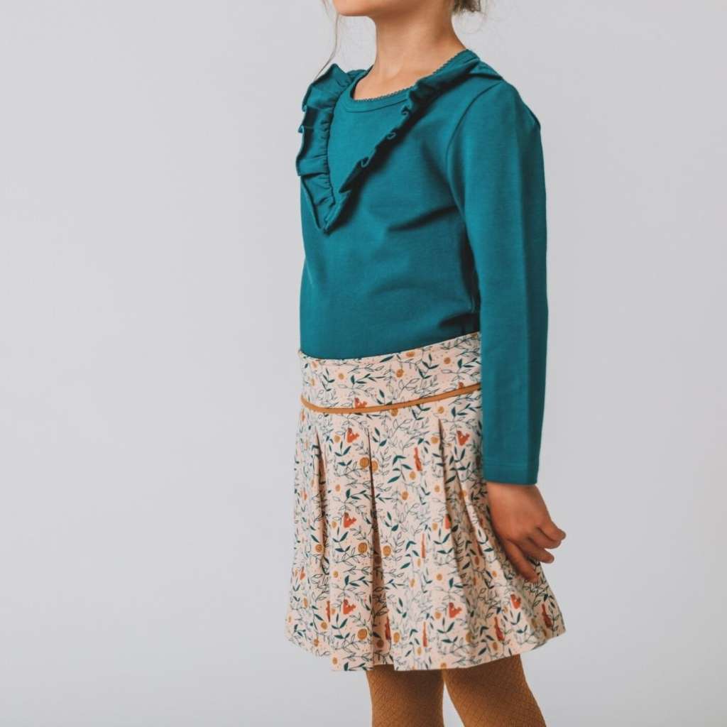 Baba Babywear Faltenrock Eichhörnchen Hase Bio Baumwolle