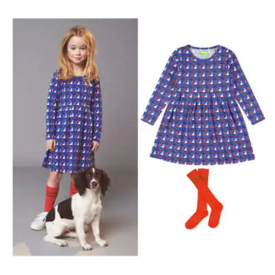 Lily Balou Kniestrümpfe striped mandarin red Kombi
