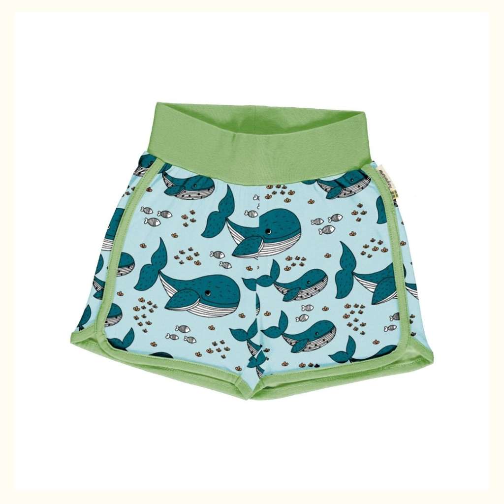 Meyadey Mädchen runner shorts Wale hellblau
