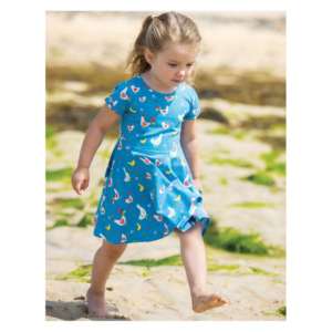 Frugi skater Kleid Hühner