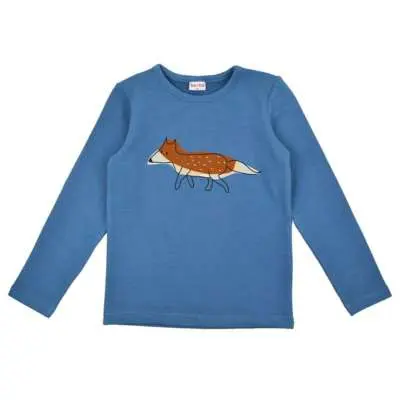 Baba Kidswear Shirt Fuchs blau