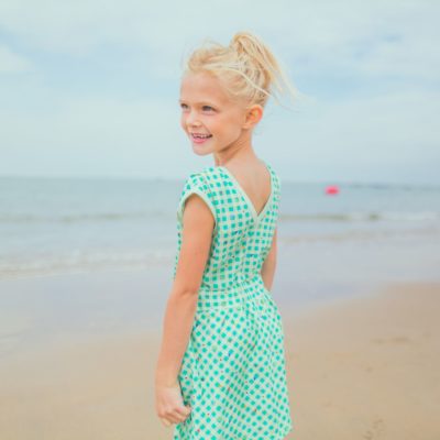 Baba Kidswear Kleid Vichy grün