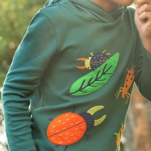 Frigi Shirt Hoody Käfer grün
