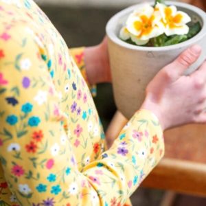 Frugi skater dress flower