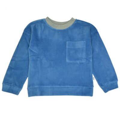 baba Kidswear Pullover nicki blau